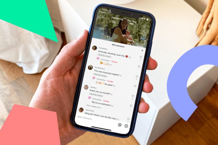 TikTok comments
