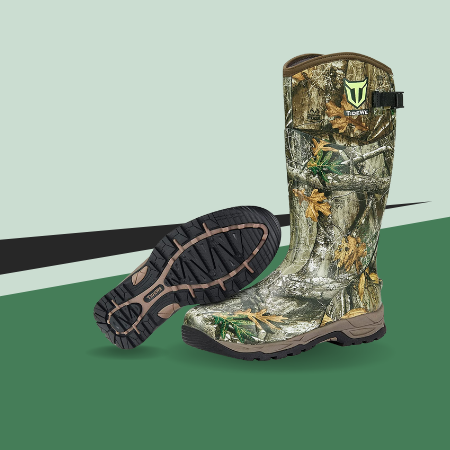 TIDEWE Rubber Hunting Boots